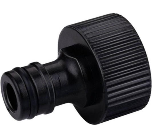BLACK+DECKER Tap connector 3/4''-1'' - ⌀ 19-25 CM - Koppelstuk - Kunststof - Zwart