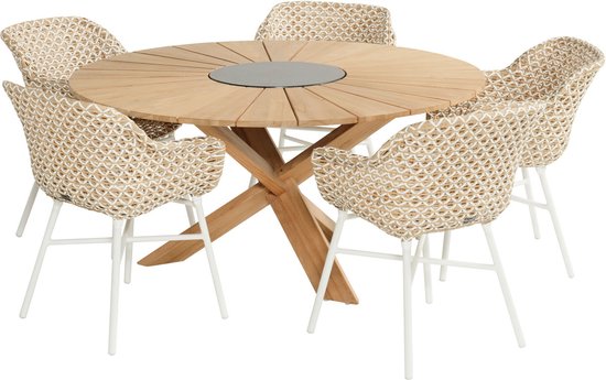 Hartman Provence Ronde Tuintafel 150 Cm - Natural Teak