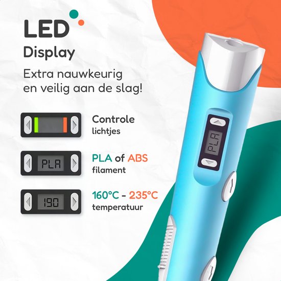 Diydash 3D Pen Starterspakket - incl. navullingen/filament - Set- Tekenen - Roze - Pennen - Voor kinderen en volwassenen - Starterskit - Accessoires