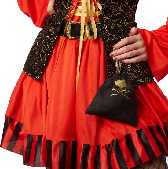 Dressforfun Vrouwenkostuum sexy zeeroversbruid XXL - verkleedkleding kostuum halloween verkleden feestkleding carnavalskleding carnaval feestkledij partykleding - 301783