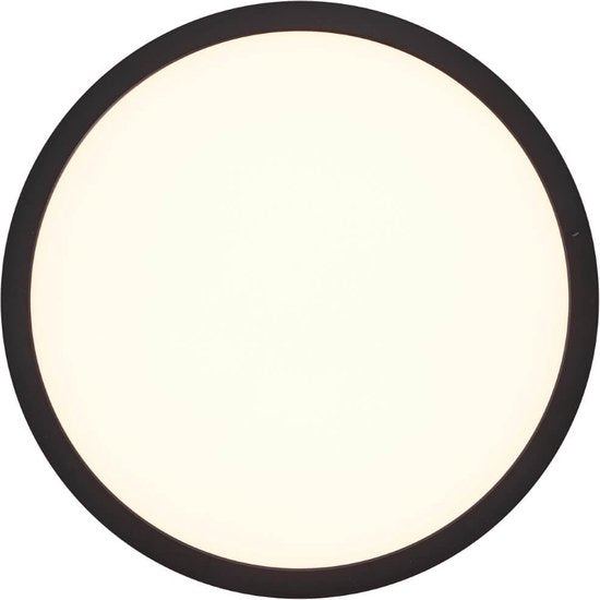 Brilliant Tuco - Plafondlamp - LED 16W - 3000K - Zwart/Wit