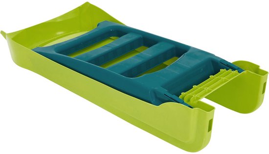 Palplay glijbaan - opvouwbaar 1,2 m - lemon/blauw