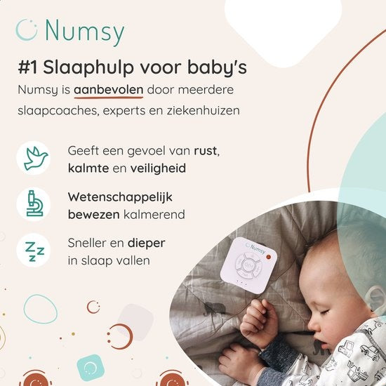 Numsy Original 3 White Noise Machine Baby - Witte Ruis Apparaat