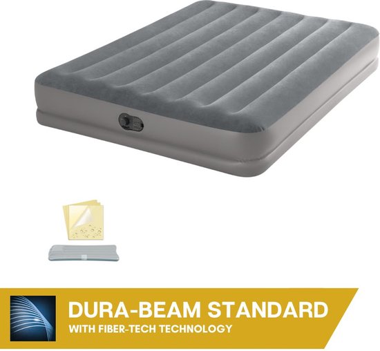 Intex Prestige Mid-Rise luchtbed - Queensize - Ingebouwde elektrische pomp