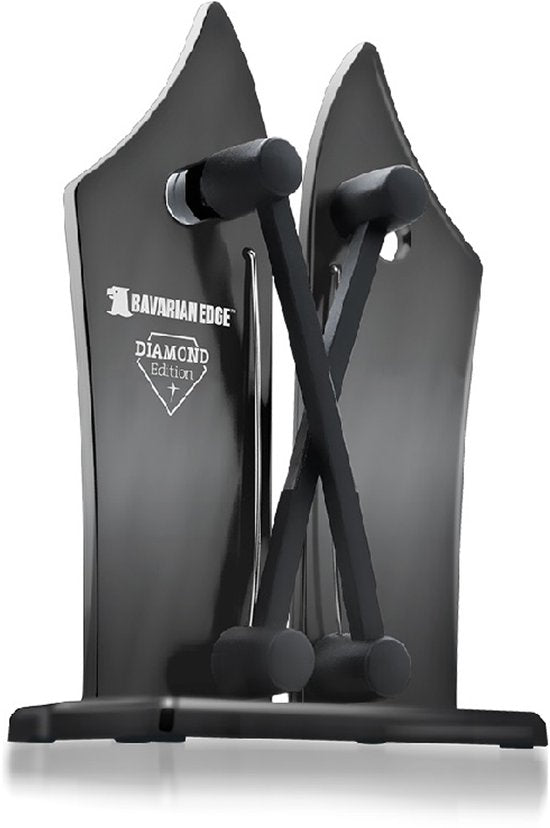Bavarian Edge Diamond Edition - messenslijper - messenslijper deluxe - pro editie met ingebouwde diamantdeeltjes - maakt alle messen weer scherp