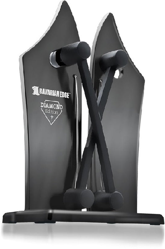 Bavarian Edge Diamond Edition - messenslijper - messenslijper deluxe - pro editie met ingebouwde diamantdeeltjes - maakt alle messen weer scherp