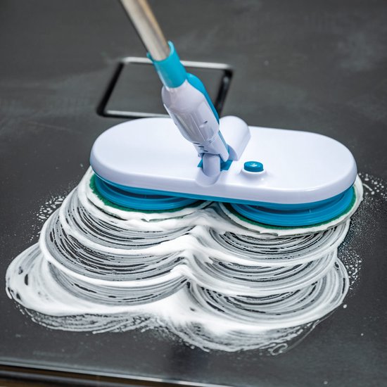 Fantastic Floating Mop, Elektrische dweil - 105rpm – spin mop – vloerwisser – draadloos – ultra licht
