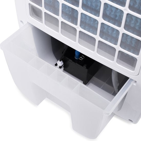 Mobiele Aircooler – Instelbare Timer – Afstandsbediening – Geen Slang Nodig – Koelt & Verfrist – Tristar AT‑5468 – Wit