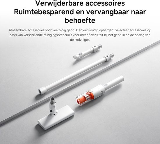 Xiaomi Vacuum Cleaner P30 - Draadloze Steelstofzuiger - 22.000 Pa Zuigkracht - Licht van Gewicht - Stofzuiger zonder Zak