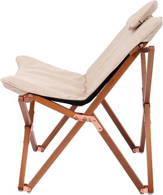 Bo-Camp - Urban Outdoor - Kinder relaxstoel - Bloomsbury - S - Oxford polyester - Beige