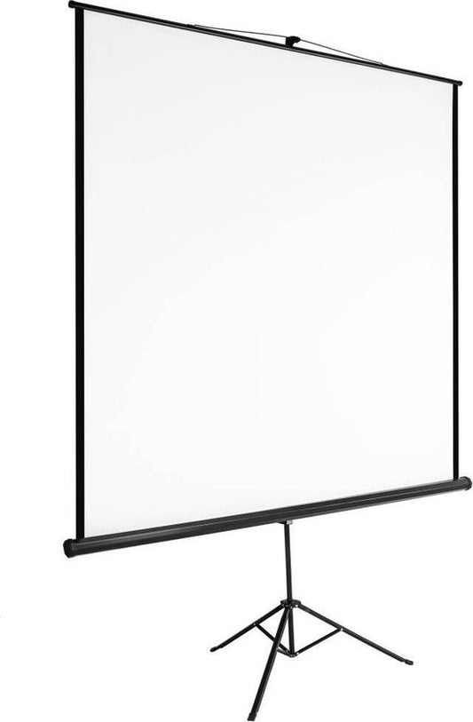 TecTake - Projectiescherm met statief 178 x 178 cm 402514