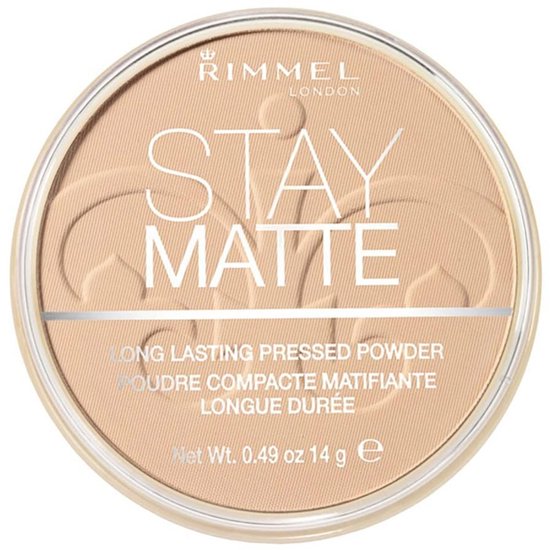 Rimmel London Stay Matte Geperste Poeder - Zijdeachtig Beige - Beige