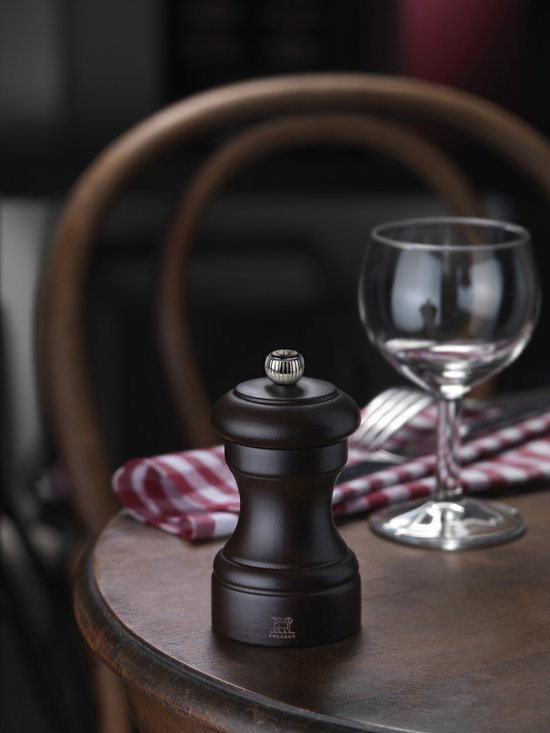 Peugeot Bistro Zoutmolen 10 cm - Chocolade - Beukenhout