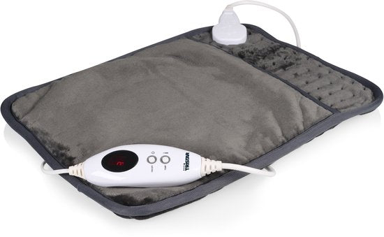 Tristar BW-4771 Elektrische Hand- en Voetwarmer – 6 Warmtestanden – Wasbaar – 42x32cm – Fleece – Automatische Uitschakeling - Grijs