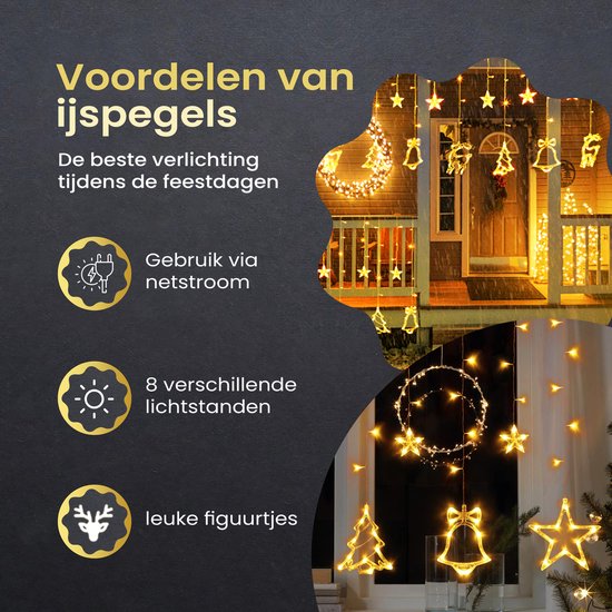 Giftmas LED Slinger kerstverlichting met verschillende figuurtjes - 2.5Meter