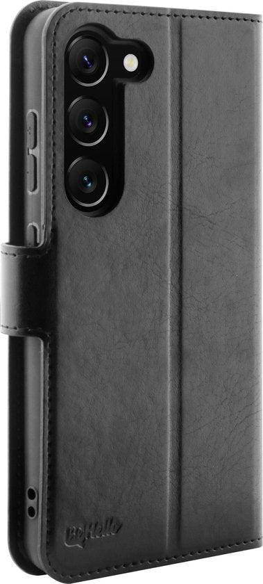 BeHello Samsung Galaxy S23 Gel-portemonneehoes zwart