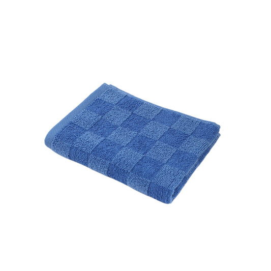 Tuqiang Badhanddoeken Set van 4 - Blauw - 100% Katoen, Geborsteld Garen
