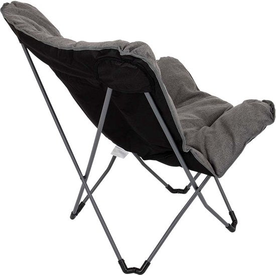 Bo-Camp - Urban Outdoor - Vlinderstoel - Grainger - L - Nika - Grijs