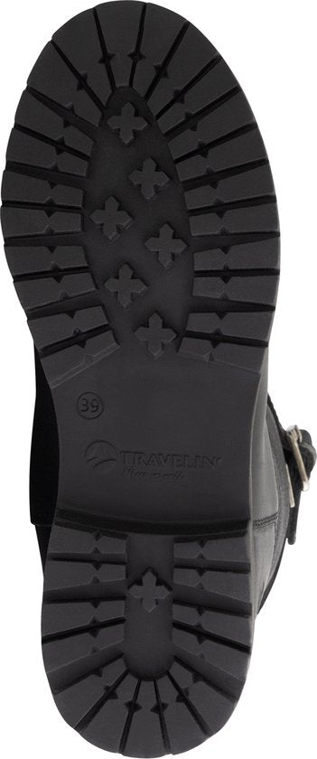 Travelin' Finnmark - Waterdichte dames laars - Wolgevoerd - Zwart - Maat 40