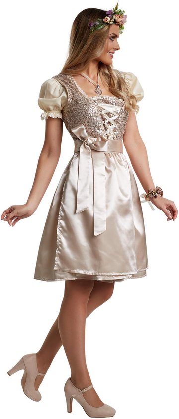 Dressforfun Mini-Dirndl Burgau model 2 XXL - verkleedkleding kostuum halloween verkleden feestkleding carnavalskleding carnaval feestkledij partykleding - 304684