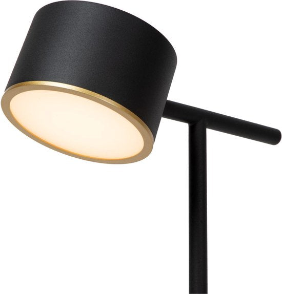 Lucide GIAN - Tafellamp - LED Dimbaar - 1x9W 2700K - Zwart