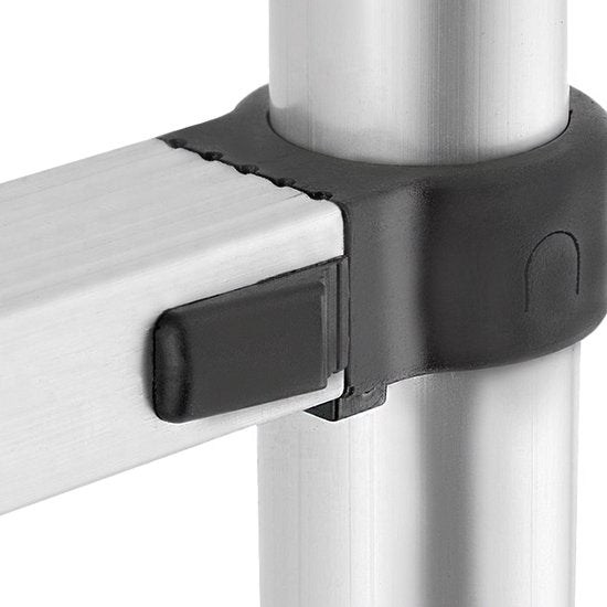 Telescopische Ladder - Telescopische Vouwladder - Werkhoogte - Aluminium - Geschikt voor Particulier en Professioneel Gebruik - Telescopische Vouwladder - Max. Belasting 150 kg
