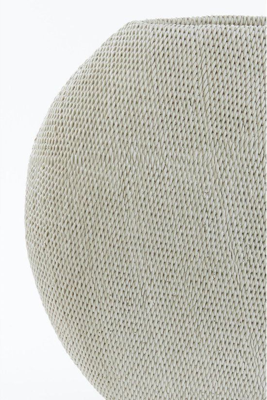 Light & Living Vaas Mashaba - Zand - 50x20.5x45.5cm - Kunststof - Modern - Bloemenvaas - Woondecoratie - Decoratieve vaas voor woonkamer of slaapkamer