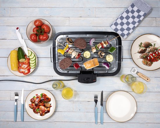 alpina BBQ - Elektrisch - 2-in-1 - Binnen en Buiten - 2000W