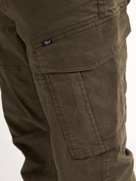 Petrol Industries Cargo Broek - Shellfront - Heren - Groen - Maat W32 L34