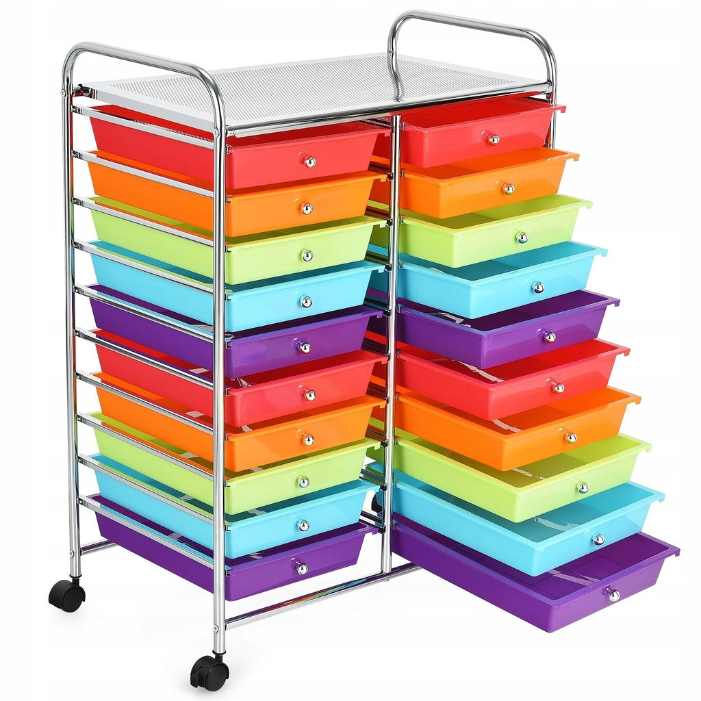 Coast Organizer - 20 Lades - 4 zwenkwielen - 88 x 64 x 39cm