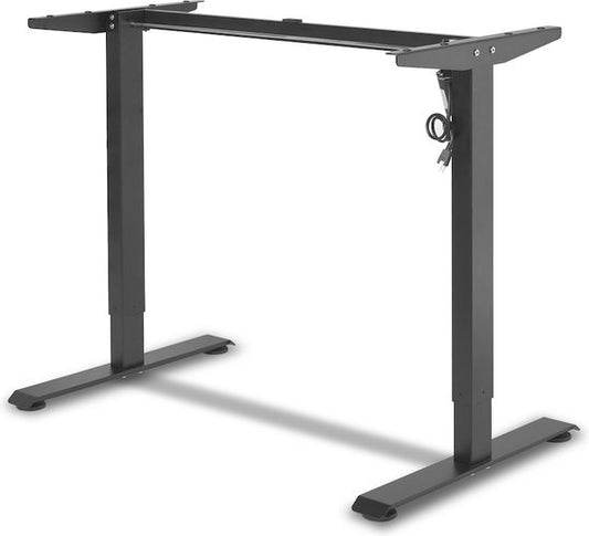 Feel Furniture  Elektrisch verstelbaar bureau - 120x60cm - Frame - Zwart