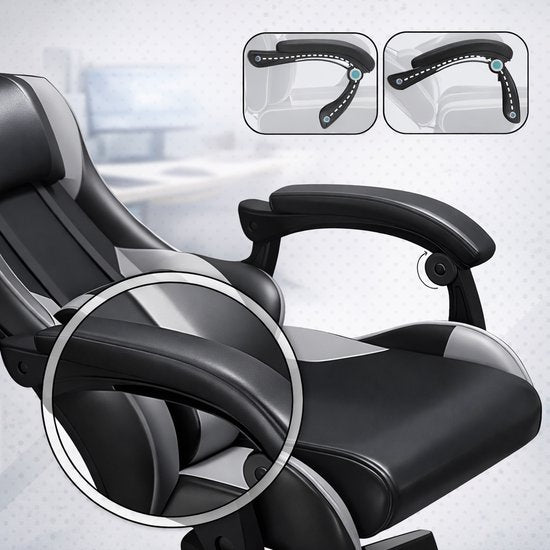 Bayt Gamestoel - Gaming Chair - Gamingstoel - Ergonomische Bureaustoel - Zwart - Verstelbaar