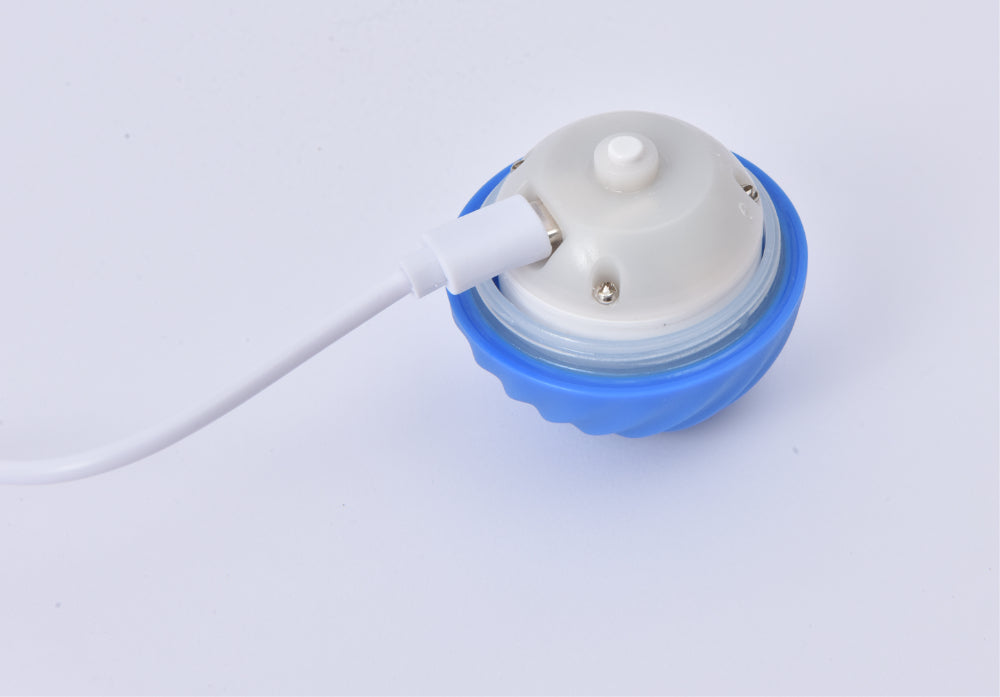 Petgravity slimme stuiterbal (voor kleinere hond) blauw