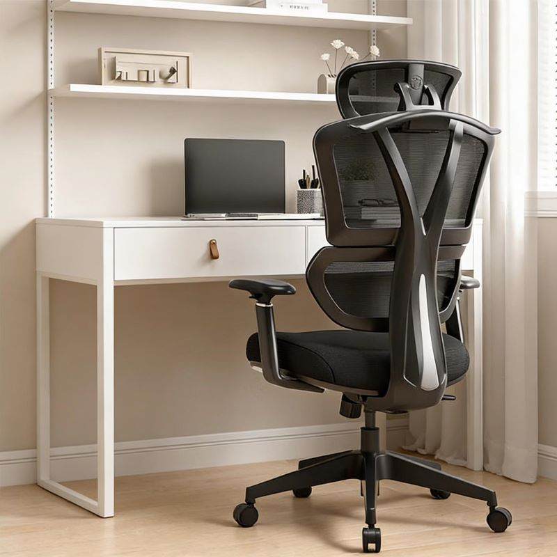 ochama x J.ZAO Z7 Comfort Ergonomische Bureaustoel, Achterkantelbaar in 3 standen, hoogteverstelbare armleuningen, adaptieve zwevende lendensteun, 3D hoofdsteun, E-sport stoel