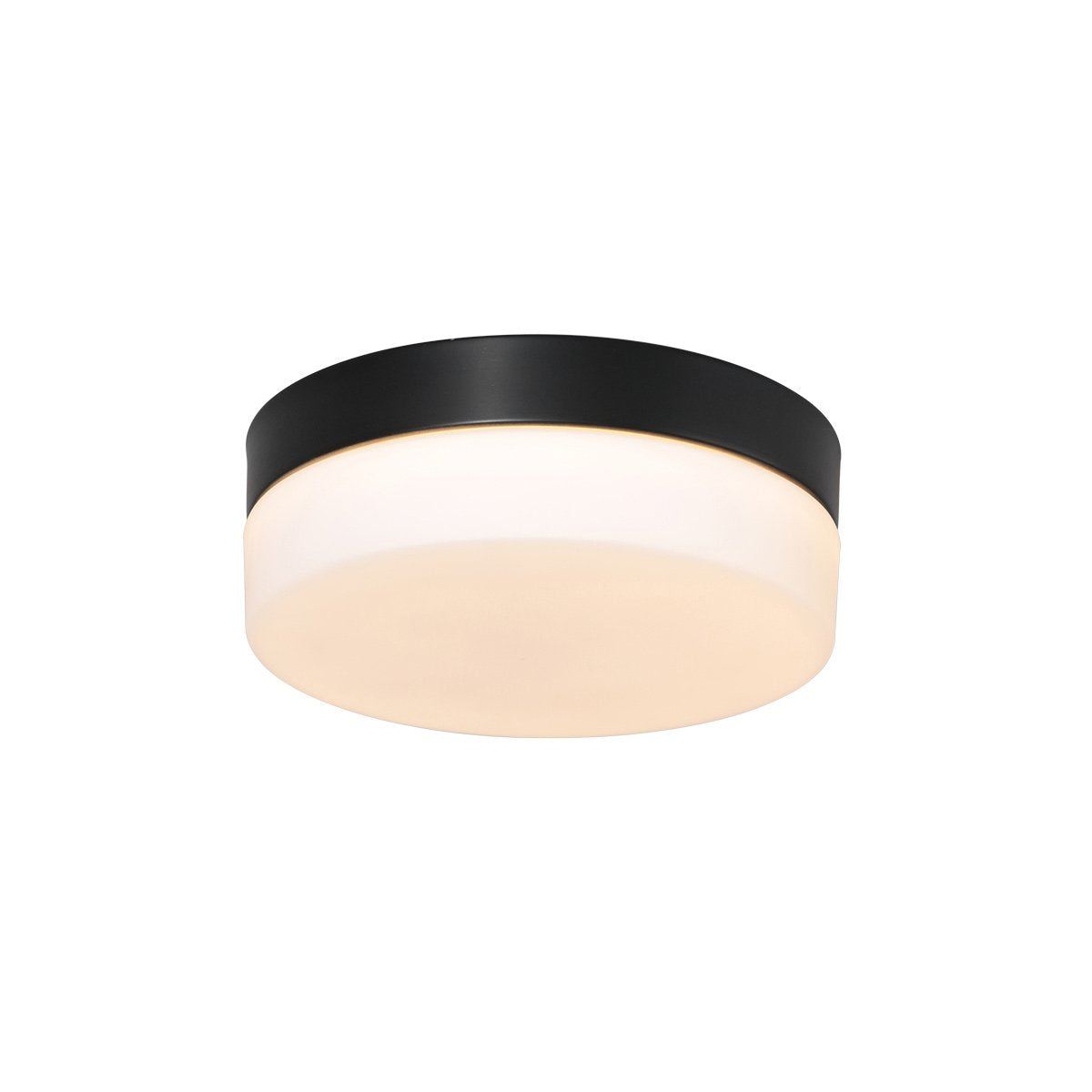 Plafondlamp Ikaro 1362ZW Zwart Ø18cm - Modern, Elektronica & Glas, Steinhauer