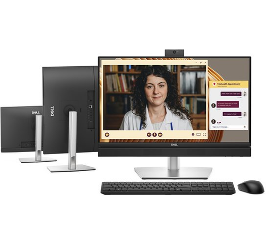 DELL Pro QC24251 - Alles-in-één PC - 24 inch - Core i5 - 16 GB RAM - 512 GB SSD - Windows 11 Pro - Webcam, Speakers & Microfoon
