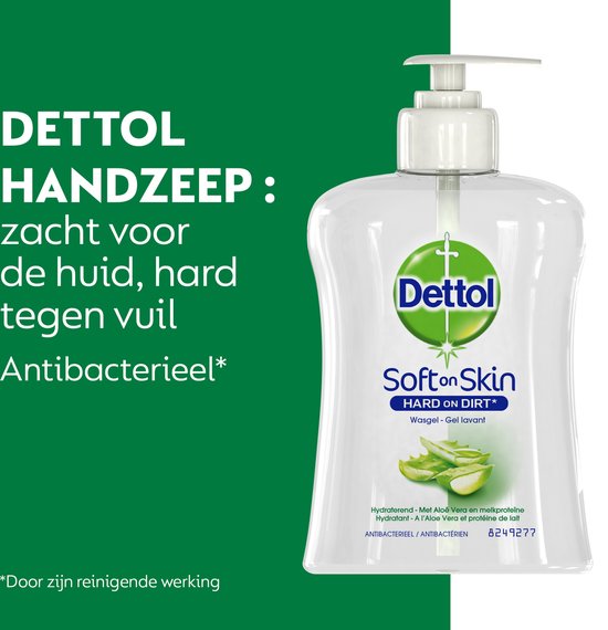 Dettol Handzeep - Antibacterieel - Verzachtend - Aloë Vera - 250 ml