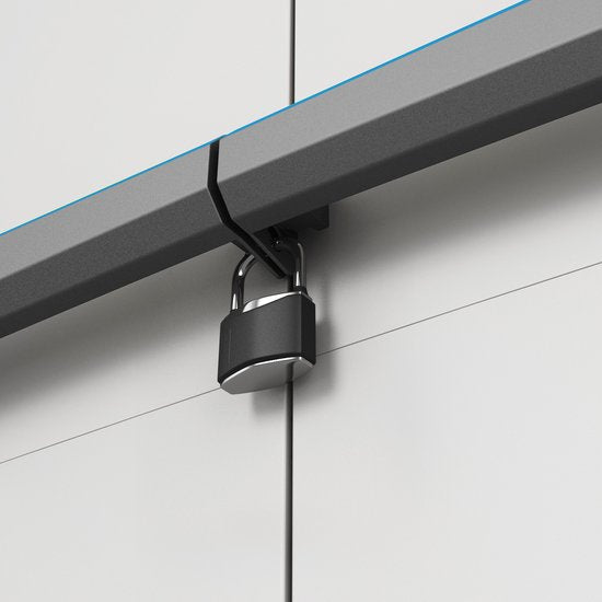 Keter Linear Utility Opbergkast - 68x173x39 cm - Grijs/Zwart