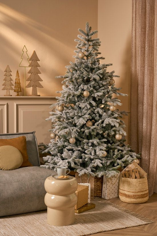 Black Box Trees Grimshaw Kunstkerstboom - Kerstboom H185 x Ø132 cm - Groen Frosted
