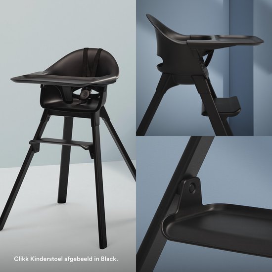 Stokke Clikk Kinderstoel Black / Warm Brown