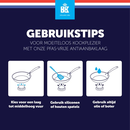 BK Vivid Koekenpannenset 2-delig - 24/28cm - PFAS-vrije antikleeflaag – Koekenpan inductie – Keramische koekenpan - Ovenbestendig tot 160°C – Koudgrepen - Zwart