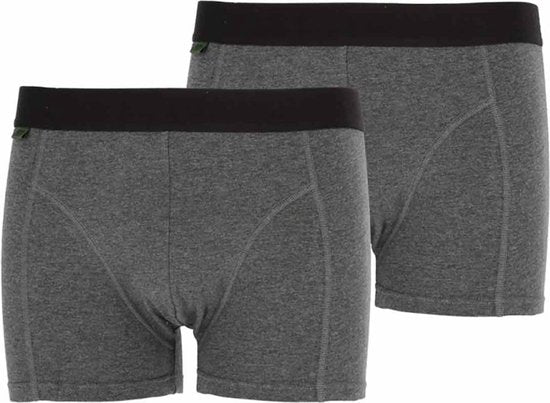 Bamboo 31050 Boxershort 2-Pack - Antraciet - XL