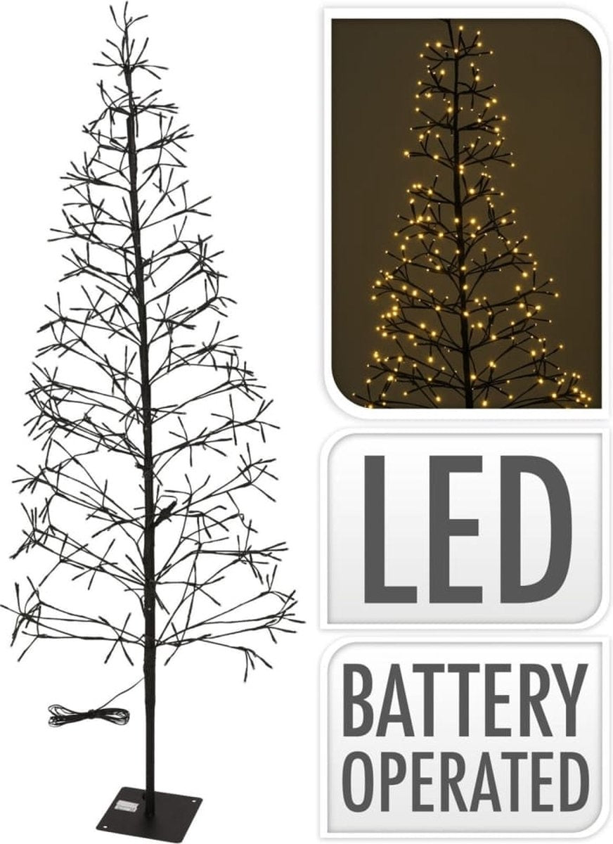 Nampook Kerstboom met 400 LED - 180cm - Voor binnen EN buiten - Warm wit