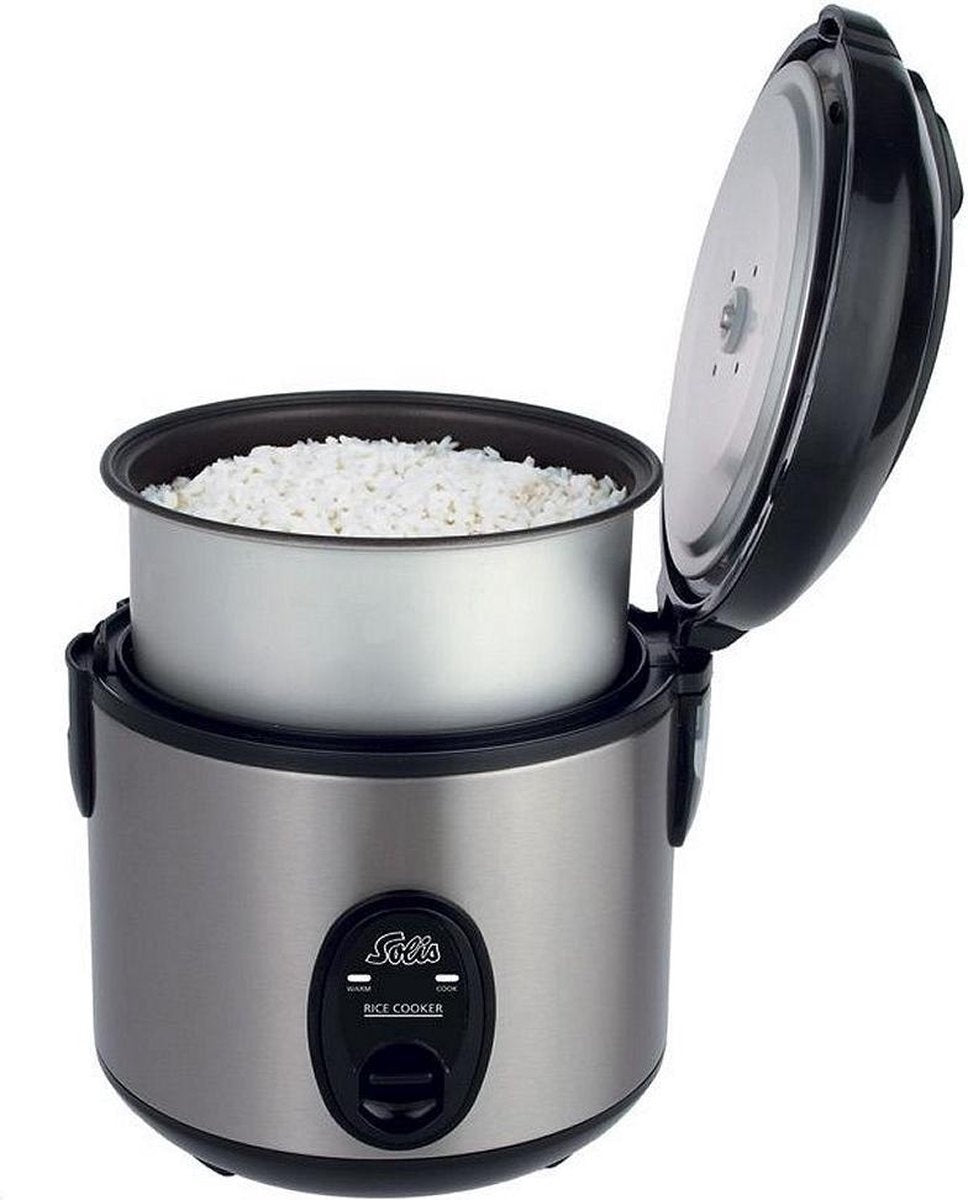 Solis Compact Rice Cooker 821 Rijst Koker - Rice Cooker - 4 Porties - Zilver