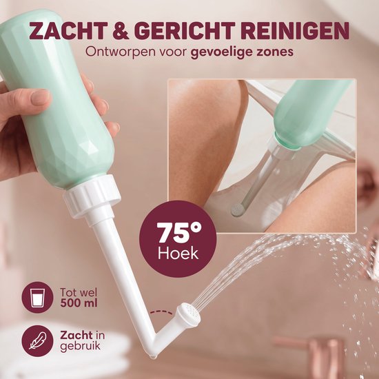 Vulpes Goods®BabyCare - Kraampakket voor Herstel na Bevalling - Peri-fles, Witch Hazel Spray, Hazel Liners, Kraam Ondergoed & Cooling Pads - Kraamcadeau voor Mama - Kraam Kit - Postpartum Box - Vaginale Douche - Incl. Schoudertas