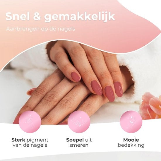 Moods Gellac 6-delige Set - Gel Nagellak - 8ML - Love Story - Gellac - Nagels - Gellak Starterspakket - Chique Kleuren