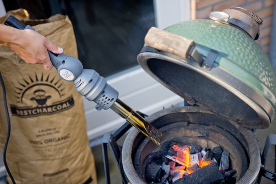 QLT 3-in-1 Elektrische Onkruidbrander - BBQ aansteker - Lak- en verfbrander - 2000W - Met 5 Opzetstukken & Wielen