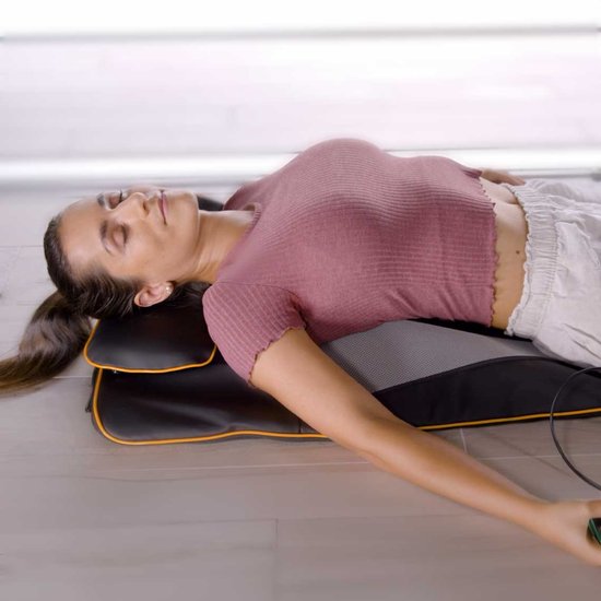 Belena Air Stretch - Lumbar & Yoga massagemat - full body massagemat met warmtefunctie - massage - rekken & strekken - 4 programma's - 3 intensiteitsniveaus - incl. afstandsbediening