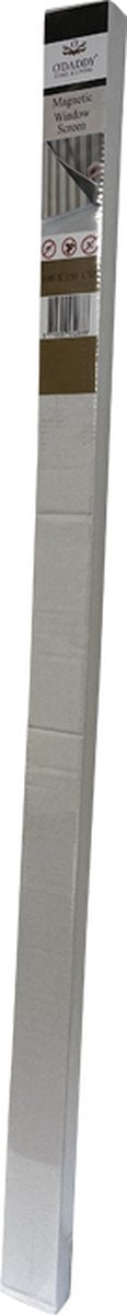 O'DADDY® Magnetische Raamhor - 100x150 cm - Op Maat Snijdbaar Vliegengaas - Gebruiksvriendelijk - Witte Rand met Zwart Gaas
