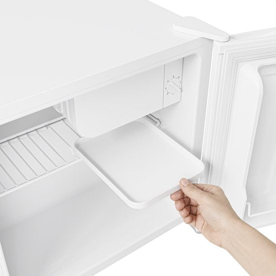 KitchenBrothers Mini Koelkast - 43L - Kleine ijskast - Minibar - Vrijstaand - Frigo - Compact - Wit